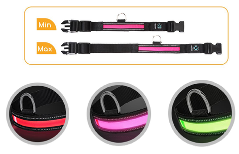 Light Nylon LED Pet Collar 