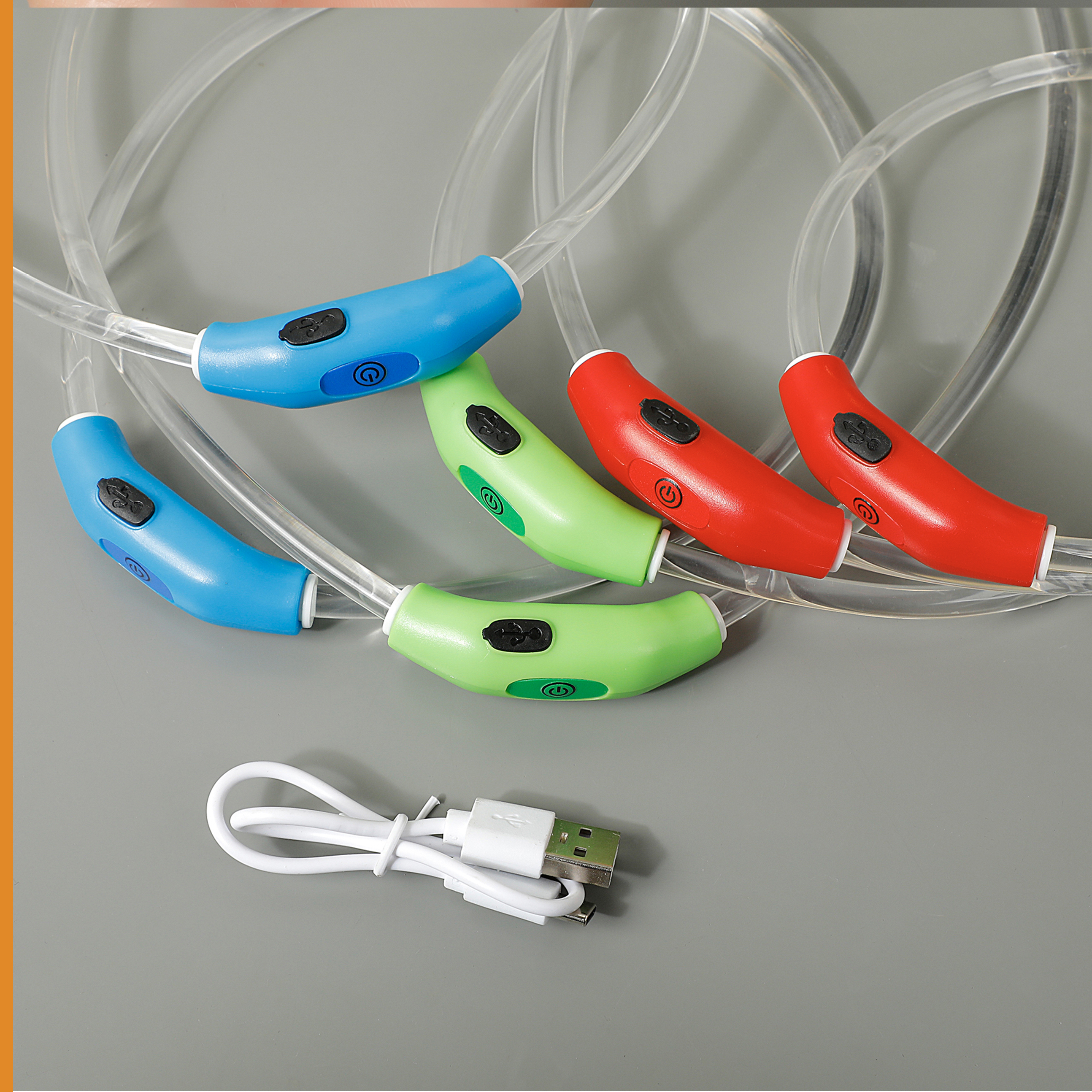 Rechargeable Light Guiding Pet Collar